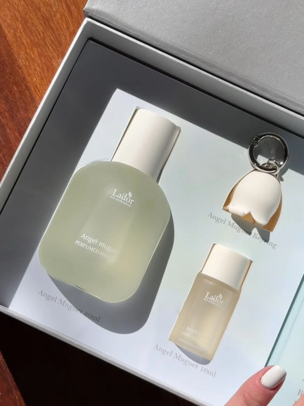 NEW LADOR 80ml Angel muguet hair oil Fragrance Set PR gift